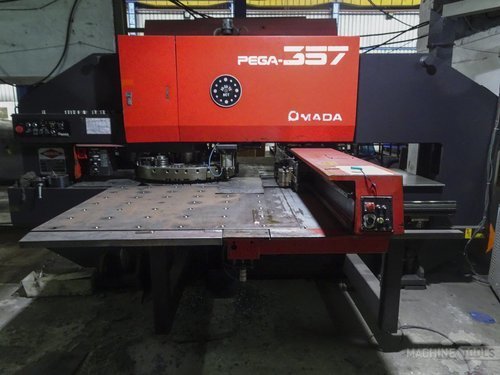 Front view for amada pega 357 machine