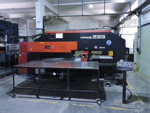 Front view of amada vipros 255 machine