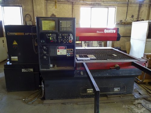 Front view 1 of amada quattro af1000e machine