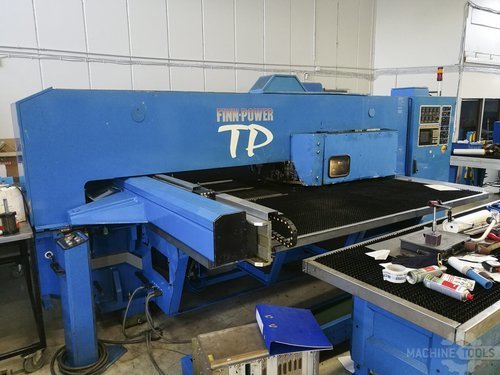 Left view for finn power tp 2525 machine