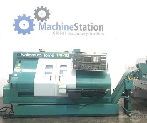 Used nakamura tw10 cnc multi axis turning center main
