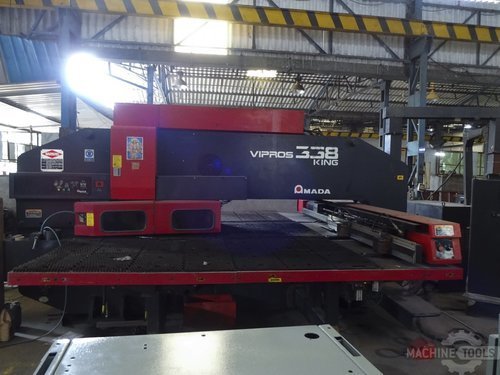 Front view of amada vipros 358 king machine