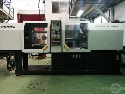 Front view of demag ergotech 100 430 compact machine