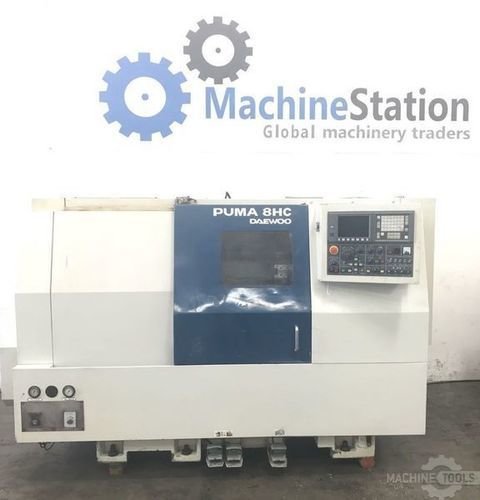 Used daewoo puma 8hc cnc turning center machinestation usa