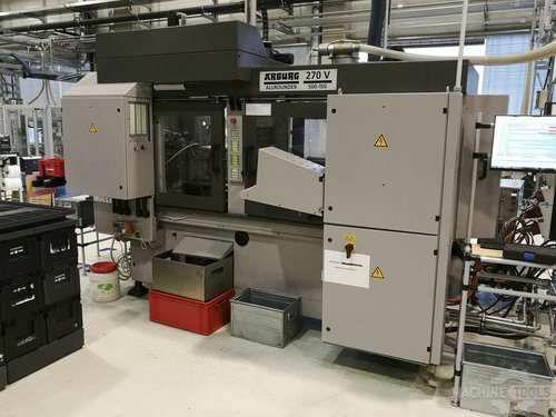 Right view of arburg 270v 500 150 machine