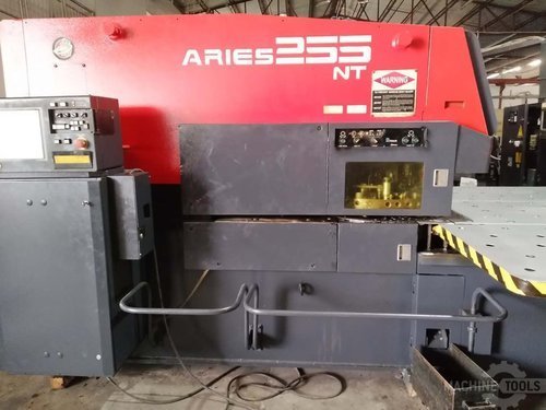 Front view 1 of amada aries 255nt machine