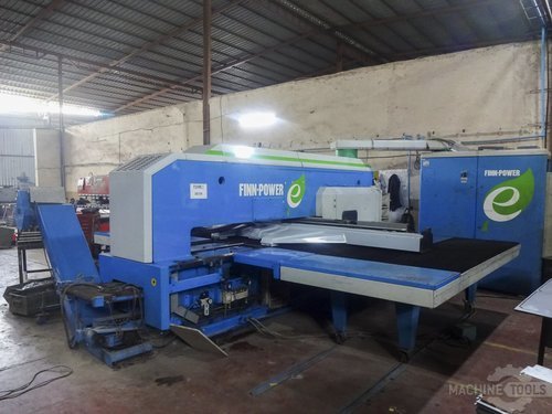 Left view of finn power e5 sbu machine