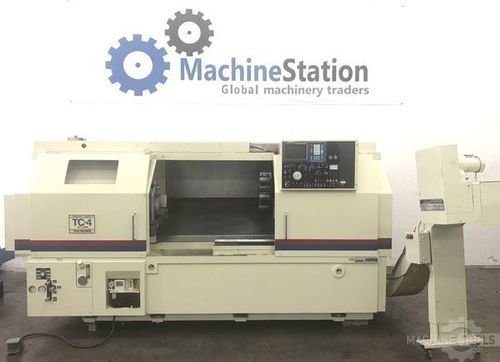 Used takisawa tc 4 cnc turning center machinestation usa