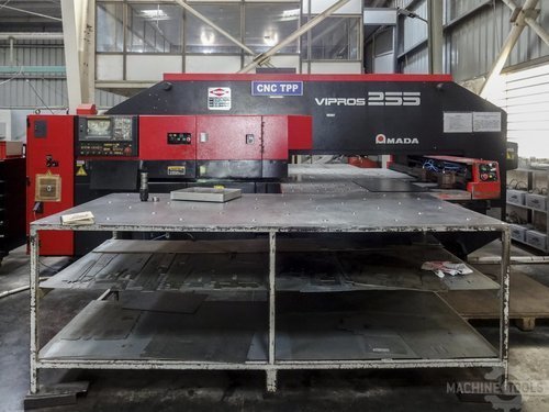 Front view of amada vipros 255 machine