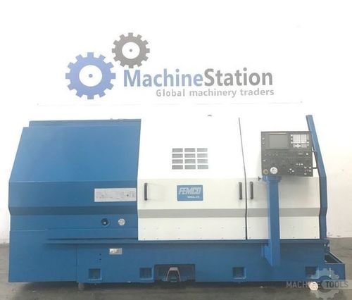 Femco wncl 35 110 cnc wheel turning center