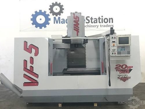 Used haas vf 5 vertical machining center usa