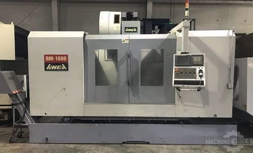 Used awea bm 1600 vertical machining center for sale in california