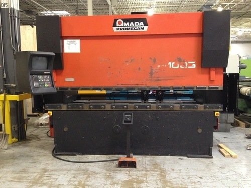 1948 amada hfb 1003 cnc 8 axis hydraulic press brake pic 1