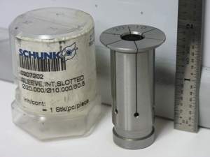 Schunk 20 10mm sleeve use this one