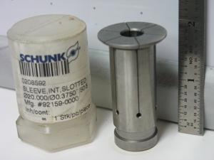 Schunk 20 .375in sleeve use this one
