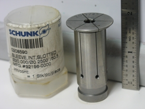 Schunk 20 .25in sleeve use this one