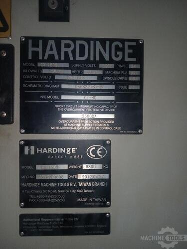 HARDINGE-BRIDGEPORT GX 1600 Vertical Machining Centers Used