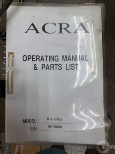 ACRA ATL618E Precision Lathes #702782 - MachineTools.com