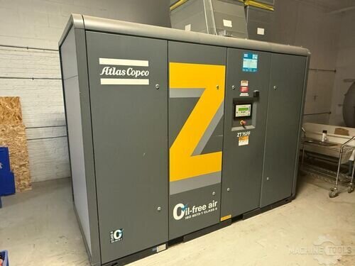 ATLAS COPCO ZT75FF Rotary Screw & Sliding Vane Air Compressors #705125 ...
